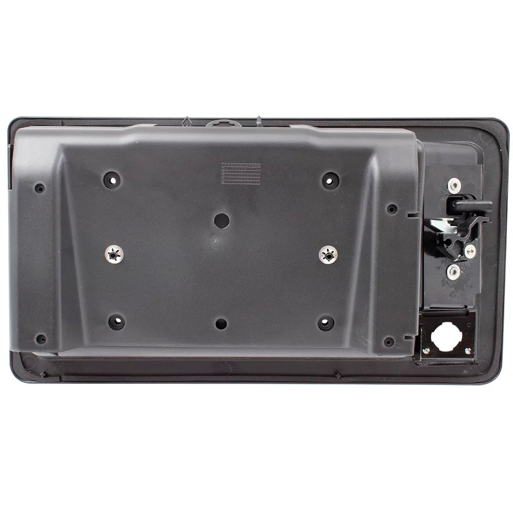 Van Plate 08-14 License E-Series Outside Handle Econoline with Textured without Bracket Passengers w/ Camera Door Rear Back Brock Replacement Compatible