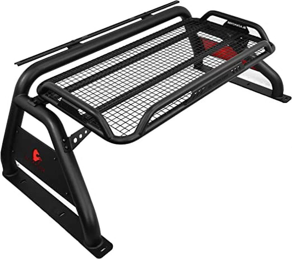 Black Horse Coated Powder Tubular Truck Bed Steel Offroad RB-BA1B Bar