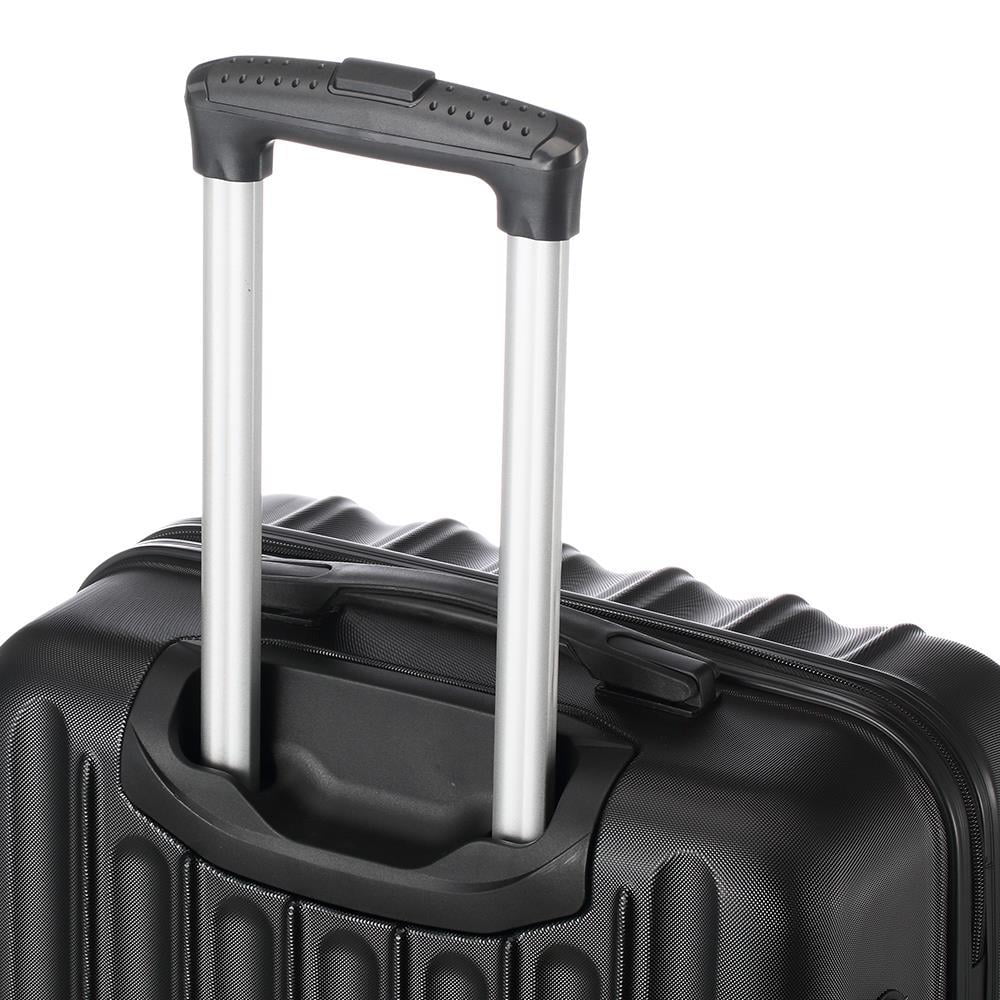 Lock Black With TSA Hardside Piece Set Luggage Lightweight SalonMore Spinner 3 Bag