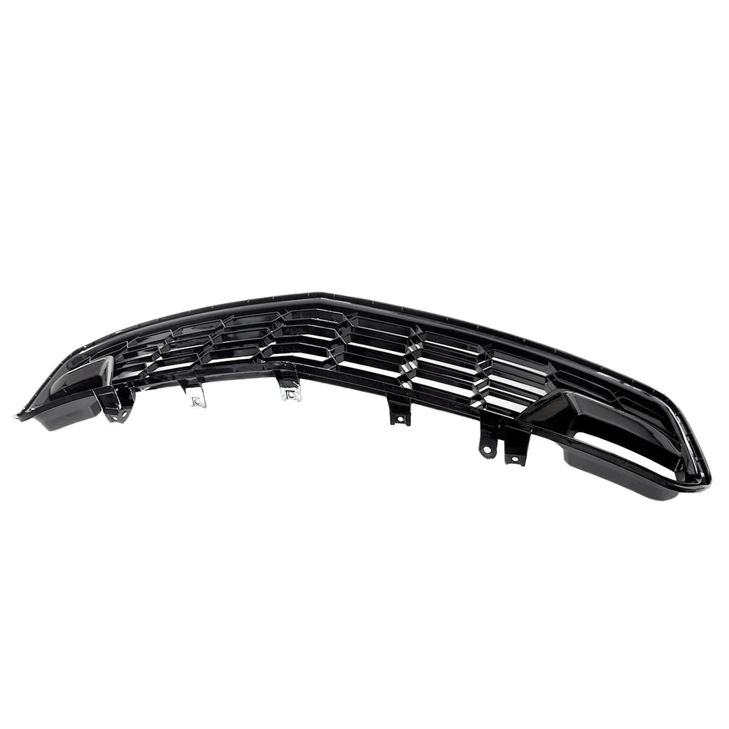 14-19 W/O Camera Bumper Chevrolet Grille For Black C7 Lower Gloss Front Corvette