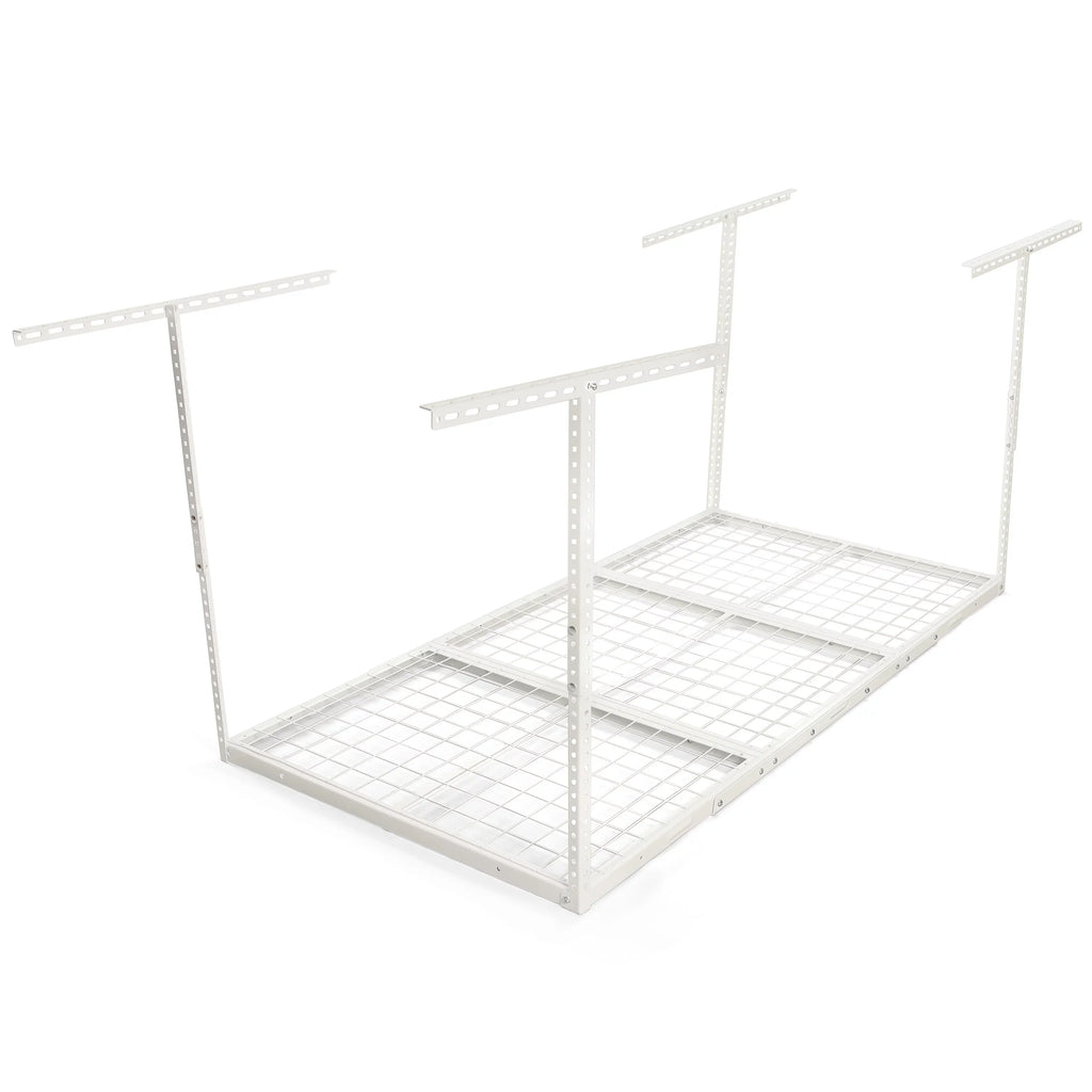 Width White Length Kojem 72" 36" Storage Garage 40" x 3x6 x Adjustable Ceiling Rack, Storage Height, Overhead