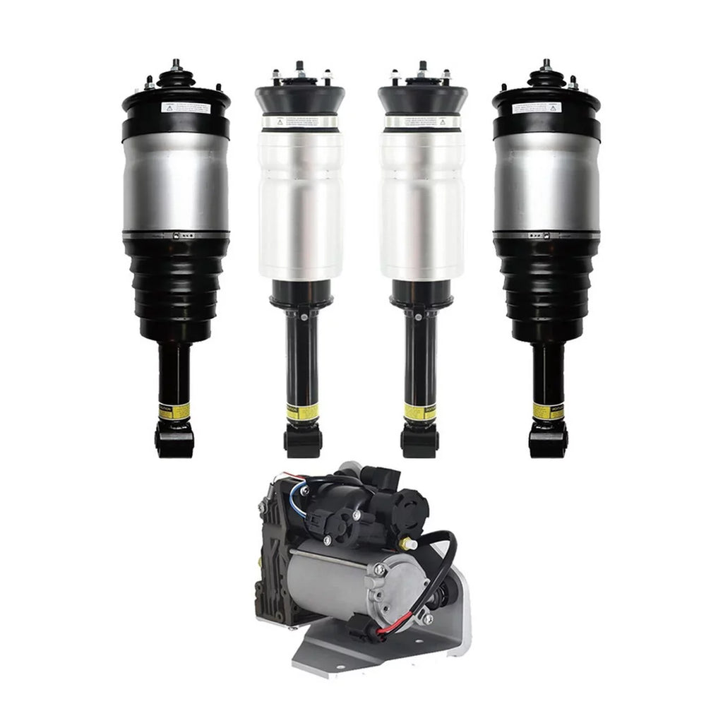 Set Pump Full Rover Suspension Land 2010-2012 Suspension Strut-Air Front-Rear Compressor Spring Air For LR4