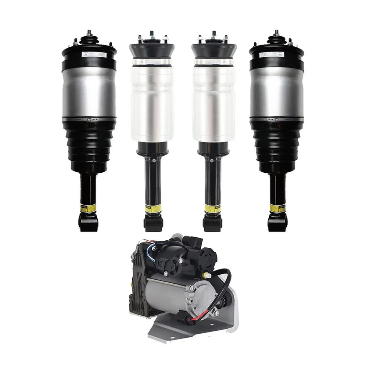 Set Pump Full Rover Suspension Land 2010-2012 Suspension Strut-Air Front-Rear Compressor Spring Air For LR4