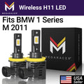 Replacement H9 H8 Mega Cool Series White Light 12V Wireless 11 H11 6500K Automotive 1 Racer 1 12000LM 2011 H16 Fog M Headlight 50W LED M Series Bulbs