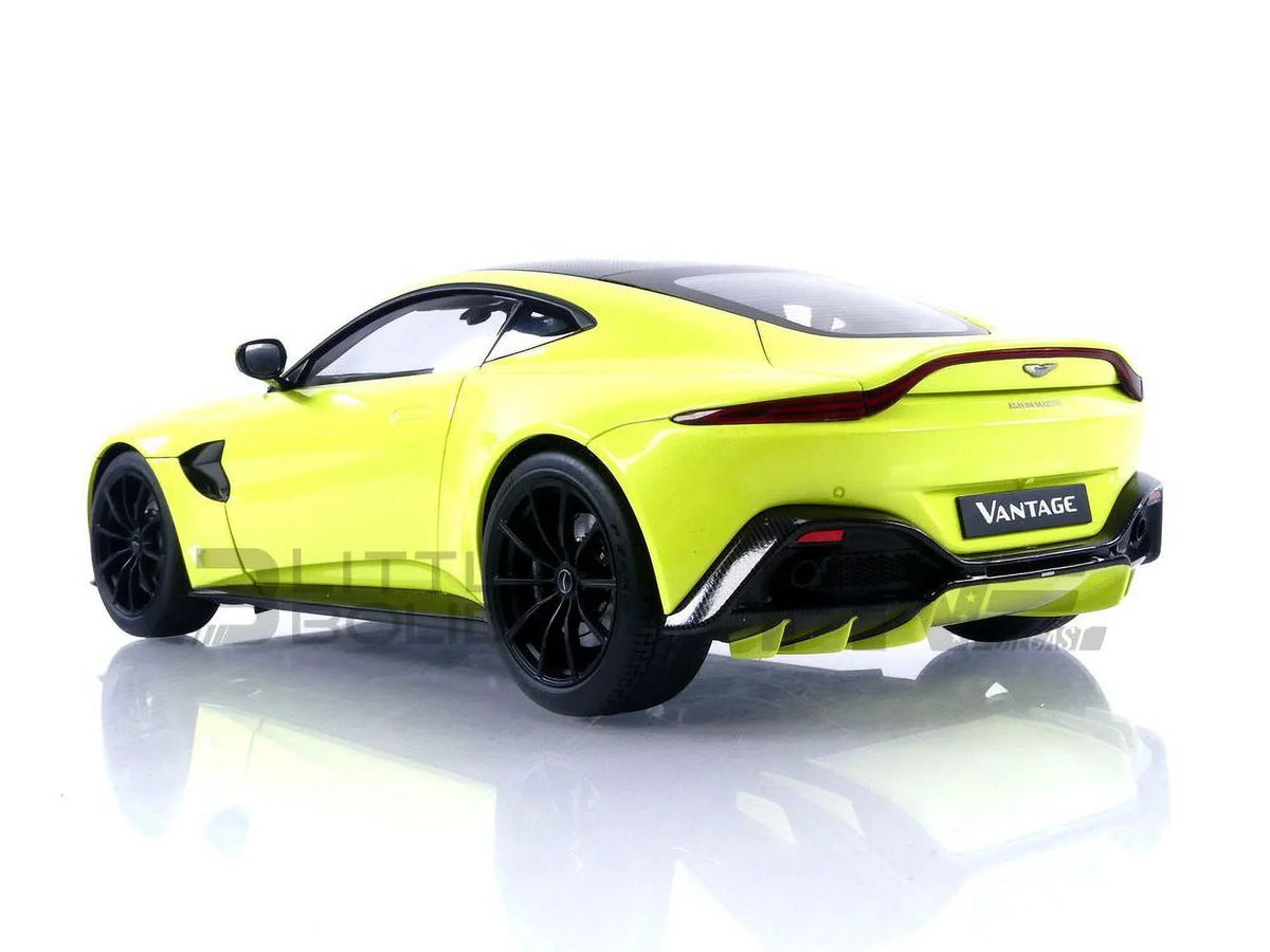 Autoart Green Model 1/18 Lime Top with by Drive) Aston Hand Car RHD Carbon Essence (Right 2019 Vantage Martin