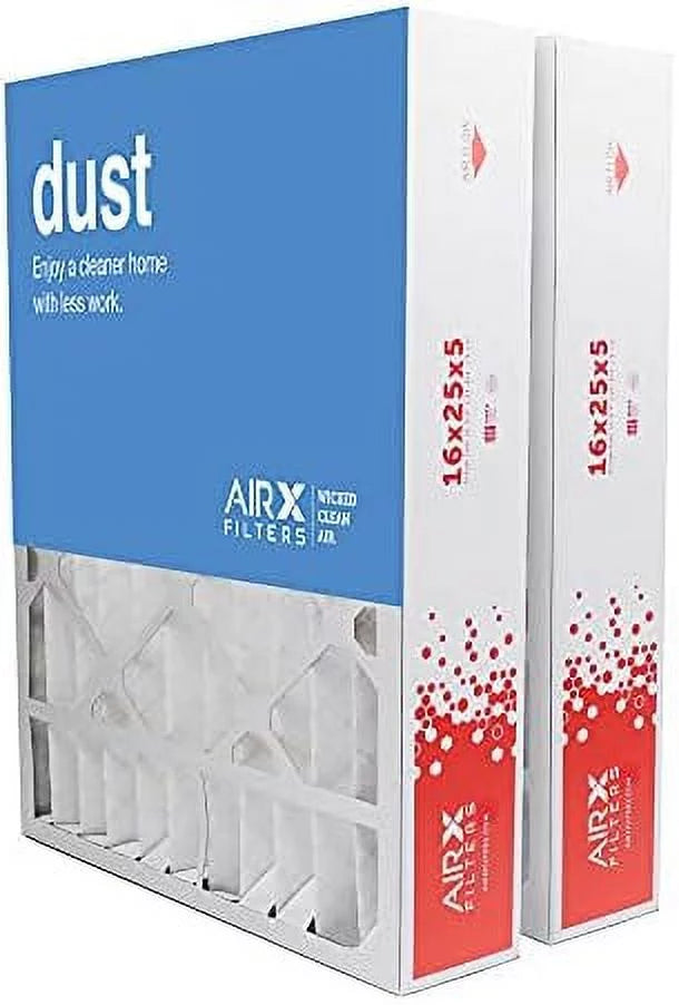 8 MERV CF200D1625, 16X25x5 2-Pk, Filter HV FC100A1029 Made For Air The CF200A1008 In Replement Dust Furne
