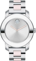 Watch Two Swiss 18 Quartz Strap, Stainless Women's (Model: Movado Bold with Tone, Ceramic Steel 3600801)