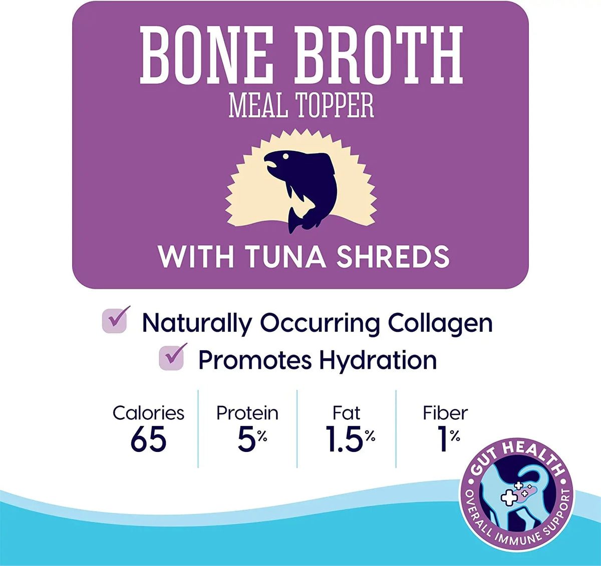 12 Toppers Cat to Cats Grain Wet Serve Gold Rich Meal Free Gravy Easy Broth Food Pack Tuna Promote Cat Meal - Shreds for Hydration - Bone to Toppers Nutrient with Solid Food