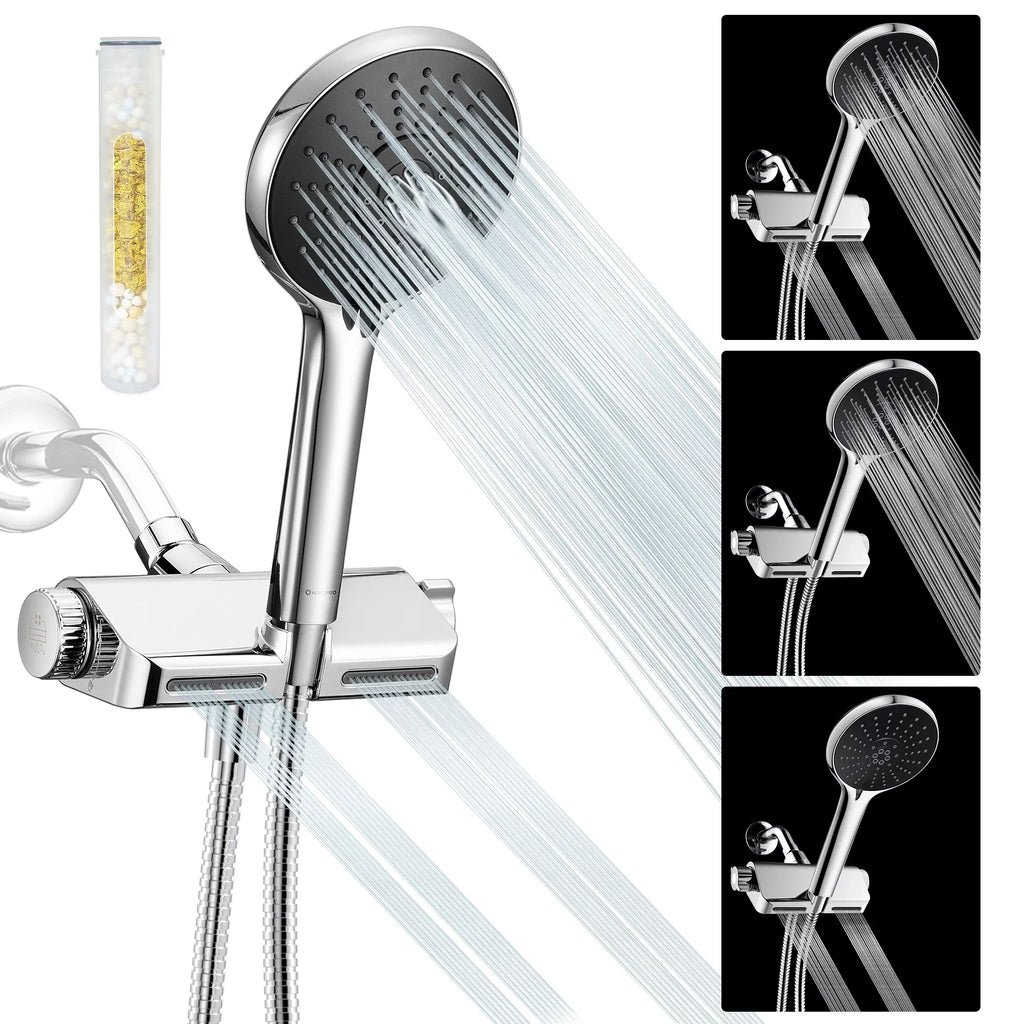Filter Hand Massage Handheld Shower Shower System Pressure Held SPA Modes Head in Combo Head Showerhead 3 with Shower and HOPOPRO 1 5 High