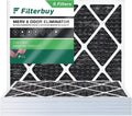 with Pleated Furnace Air (6-Pack) Filterbuy 14x18x1 Activated AC HVAC Eliminator Filters MERV Odor 8 Carbon