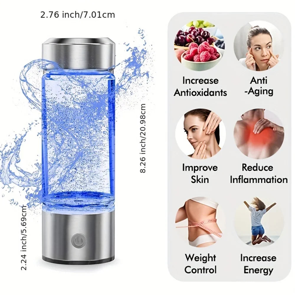Bottle Water Filter Water for Antioxidant Hydrogen-Rich Appliance Home, Ionizer Masslatie