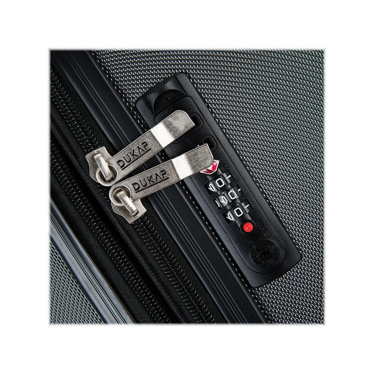 DUKAP Plastic Set Intely Gray Luggage 2-Piece (DKINT0SM-GRE)