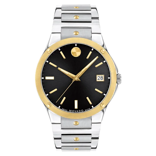 0607596 Steel Movado Dial Unisex SE Black Watch