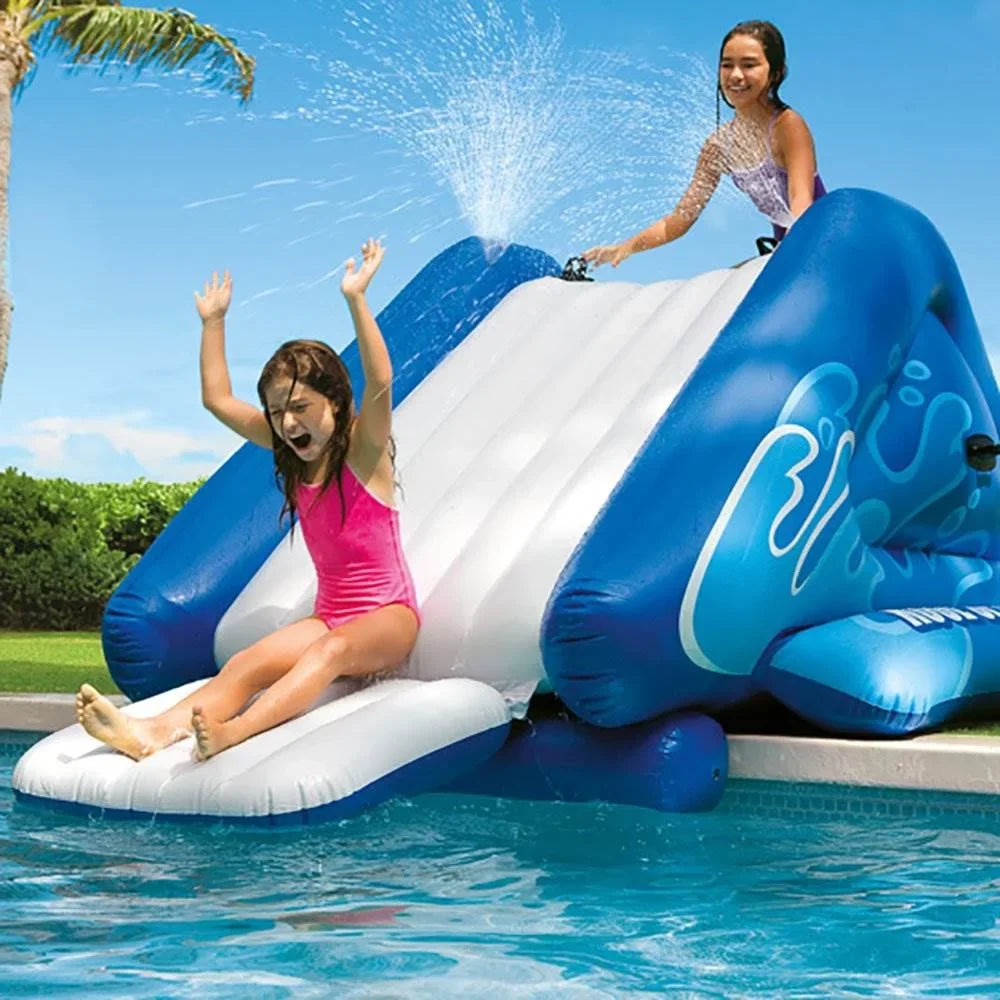 Play Inflatable Box) Water Intex Slide Splash Center Kool (2 | (Open Pack)