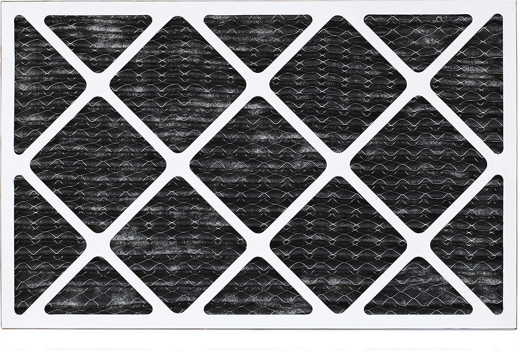 Filters Activated AC HVAC Pleated Eliminator (3-Pack) 8 10x24x1 Filterbuy Carbon Air Furnace MERV with Odor