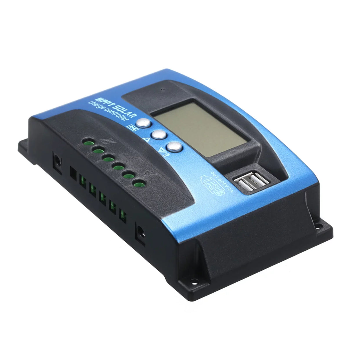 Controller Regulator Charge USB Solar Charge LCD Panel Htovila Charge Controller Intelligent Solar 30A-100A Display Adjustable Parameter Dual
