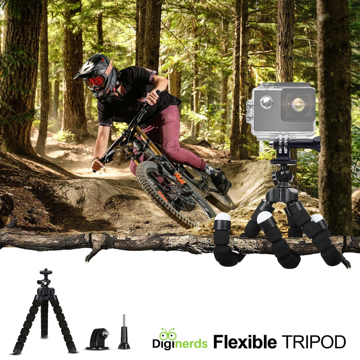with GoPro Accessory Action, Kit Insta360, in Camera Compatible Hero10/9/8/7/6/5/4, AKASO, GoPro Max, DJI GoPro Action more 50 1 Fusion, and Osmo DiGiNerds