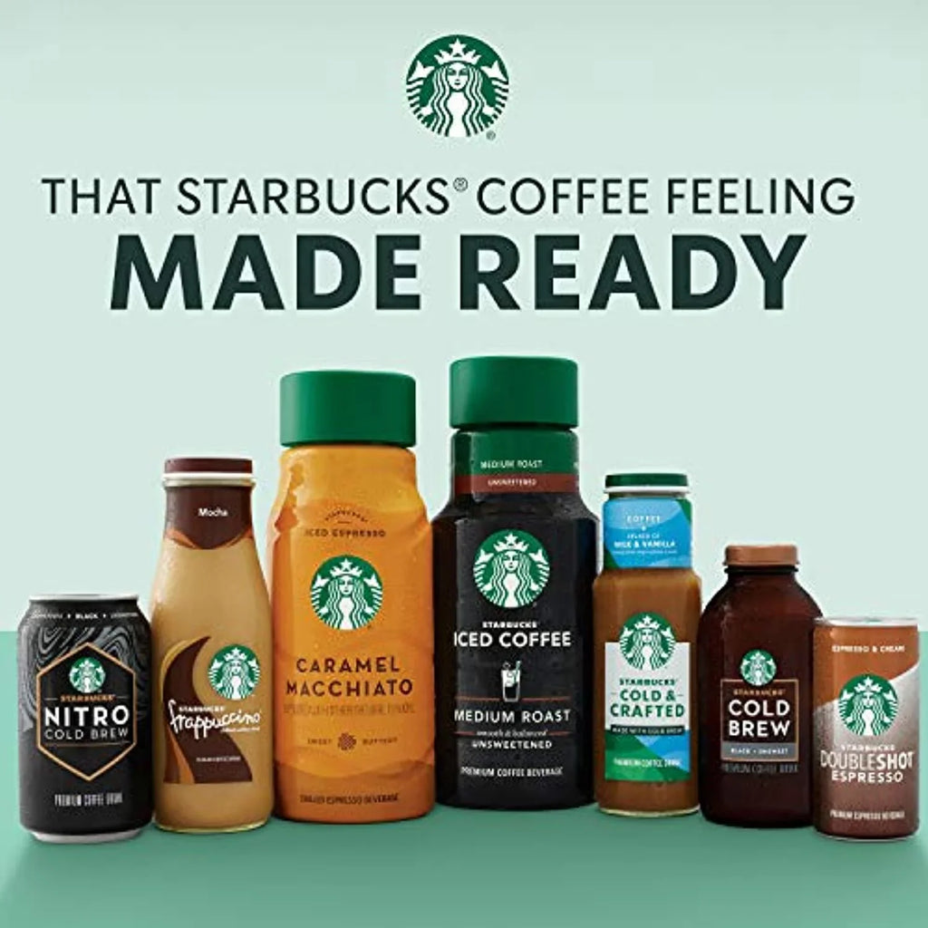 13.7Oz Bottles Mocha, Coffee Drink, Starbucks Pack) (12 Frappuccino