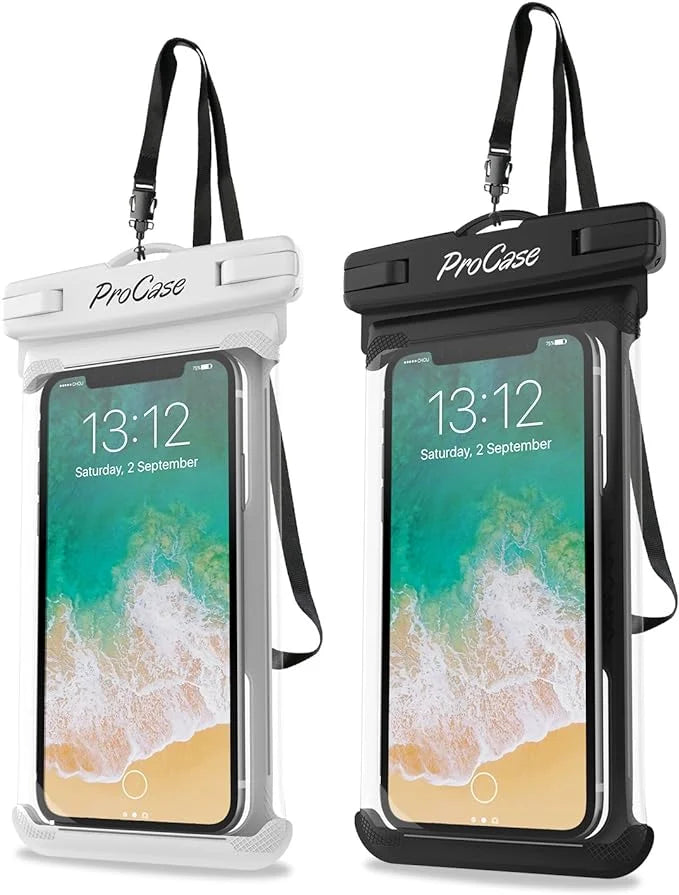 XR to 7.0 7 Pro Max 8 S22+ inch FE, Pack X 14 Pro Max, for 13 iPhone 11 -White/Black S21 ProCase iPhone Bag S22 2 Max, 6S Case Galaxy Phone Xs Dry Up Pouch, Plus Plus, Waterproof 12