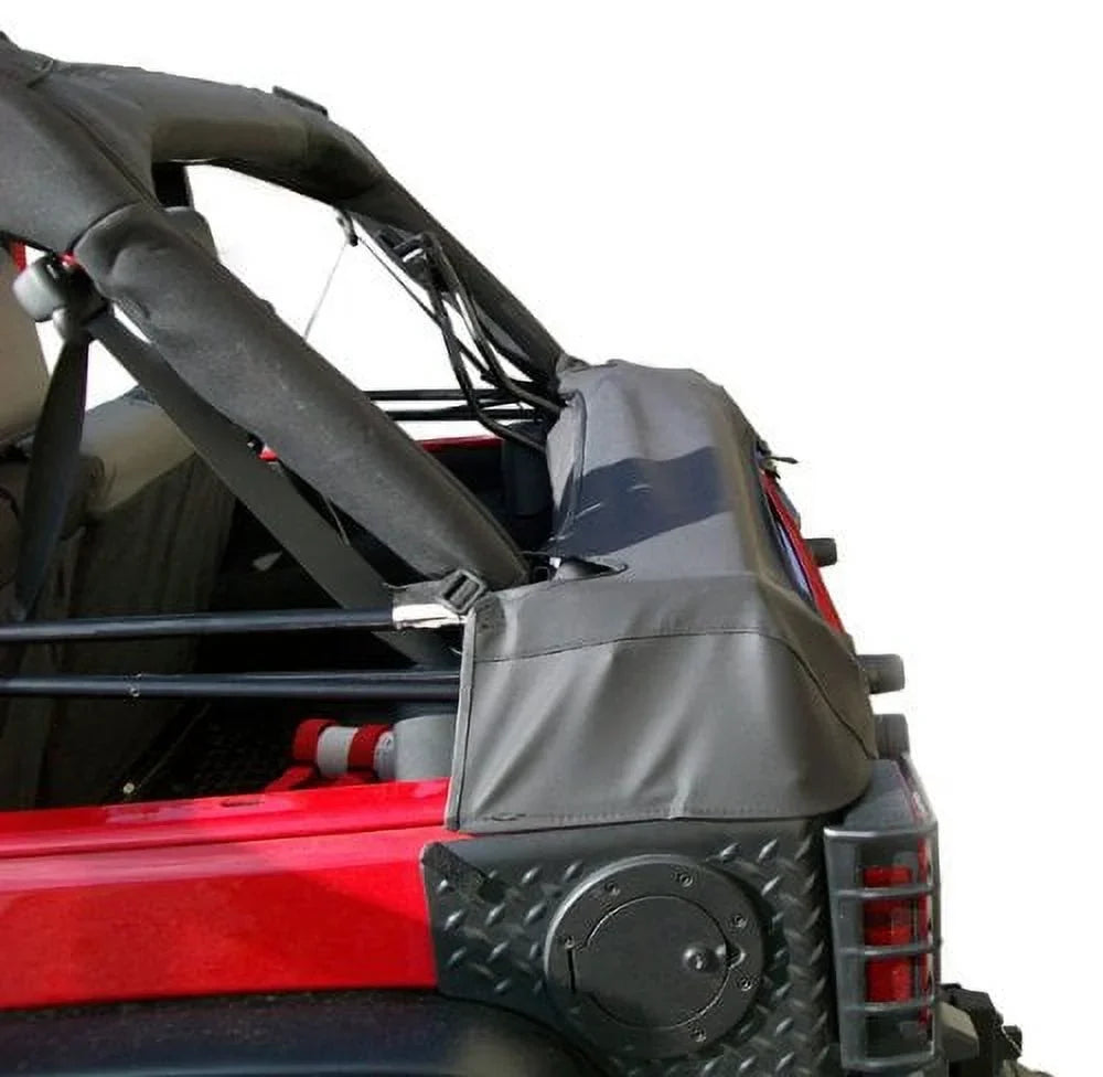 Door Ridge 2 12104.50 07-18 Storage Soft Diamond; JK, Boot, Black Rugged Top Wrangler Jeep
