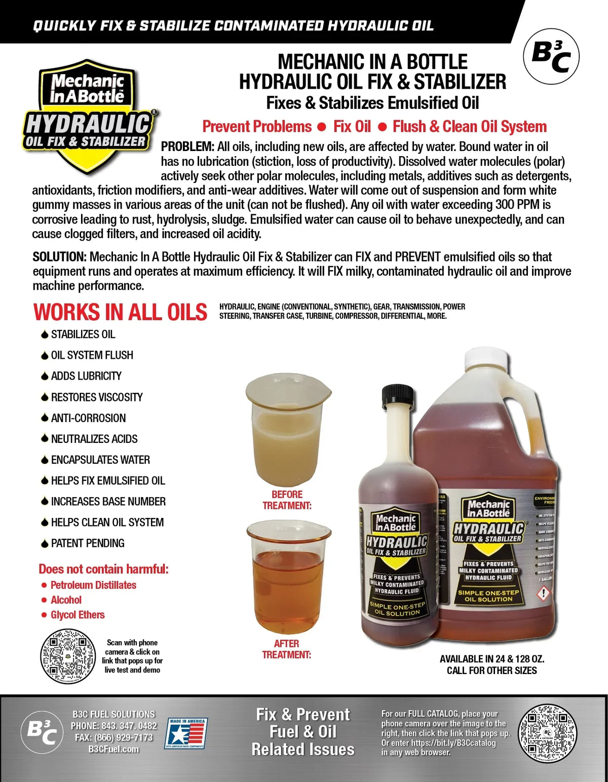 Fix oz 24 Mechanic Oil A Bottle In Hydraulic