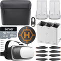 Pad+FPV Headset Kit 3 Series Card+ Pro Deco with 2 Mini Fly Plus, More DJI Landing Intelligent Drone 3 128GB Battery Shoulder with Charging Bag Hub, Flight Mini CP.MA.00000496.01 Plus DJI Bundle Gear