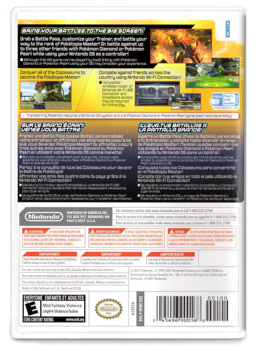 Refubished Pokemon Battle - Wii Nintendo Revolution