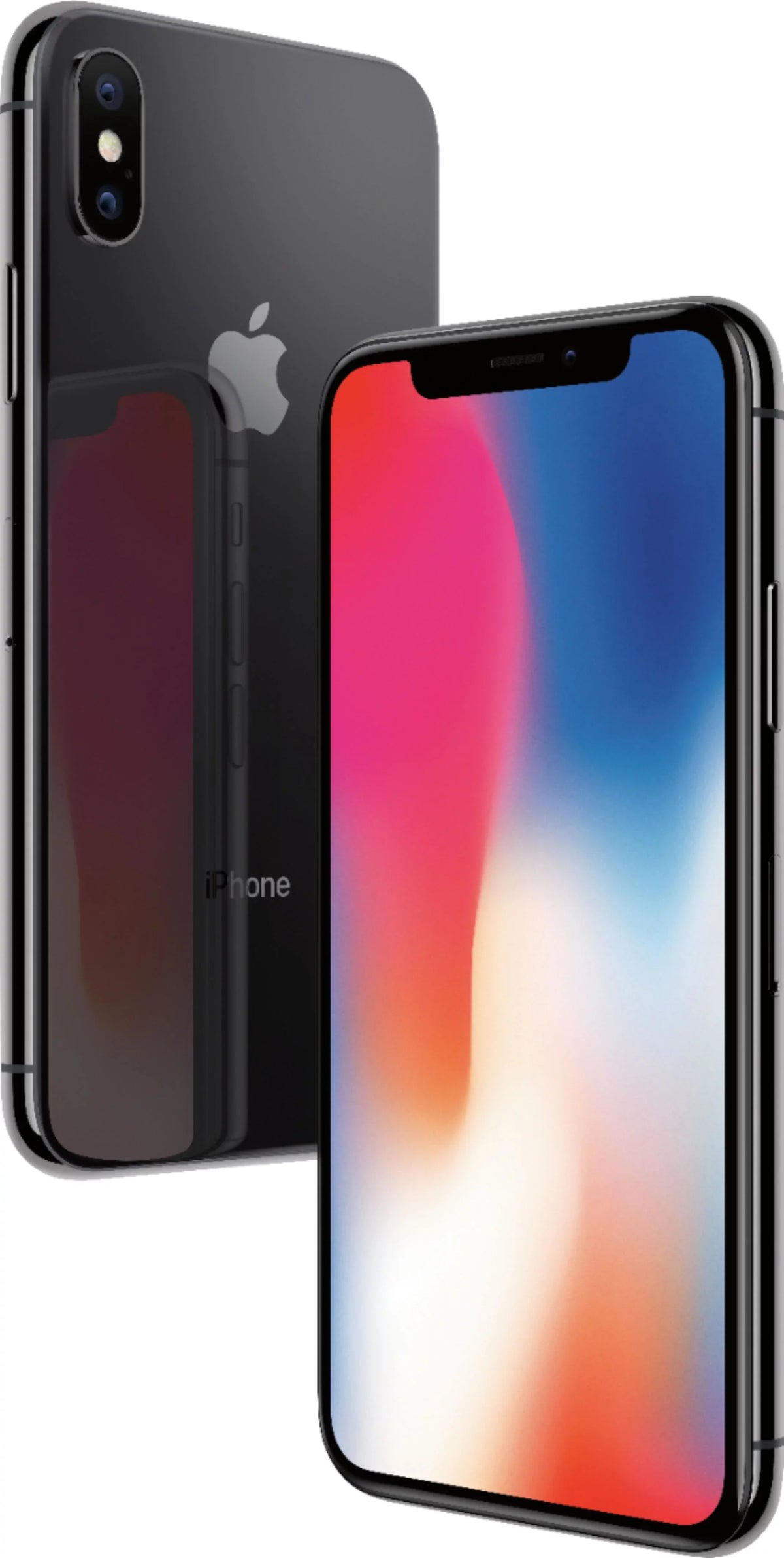X (Refurbished) Gray iPhone Restored Smartphone Unlocked GSM Space 64GB