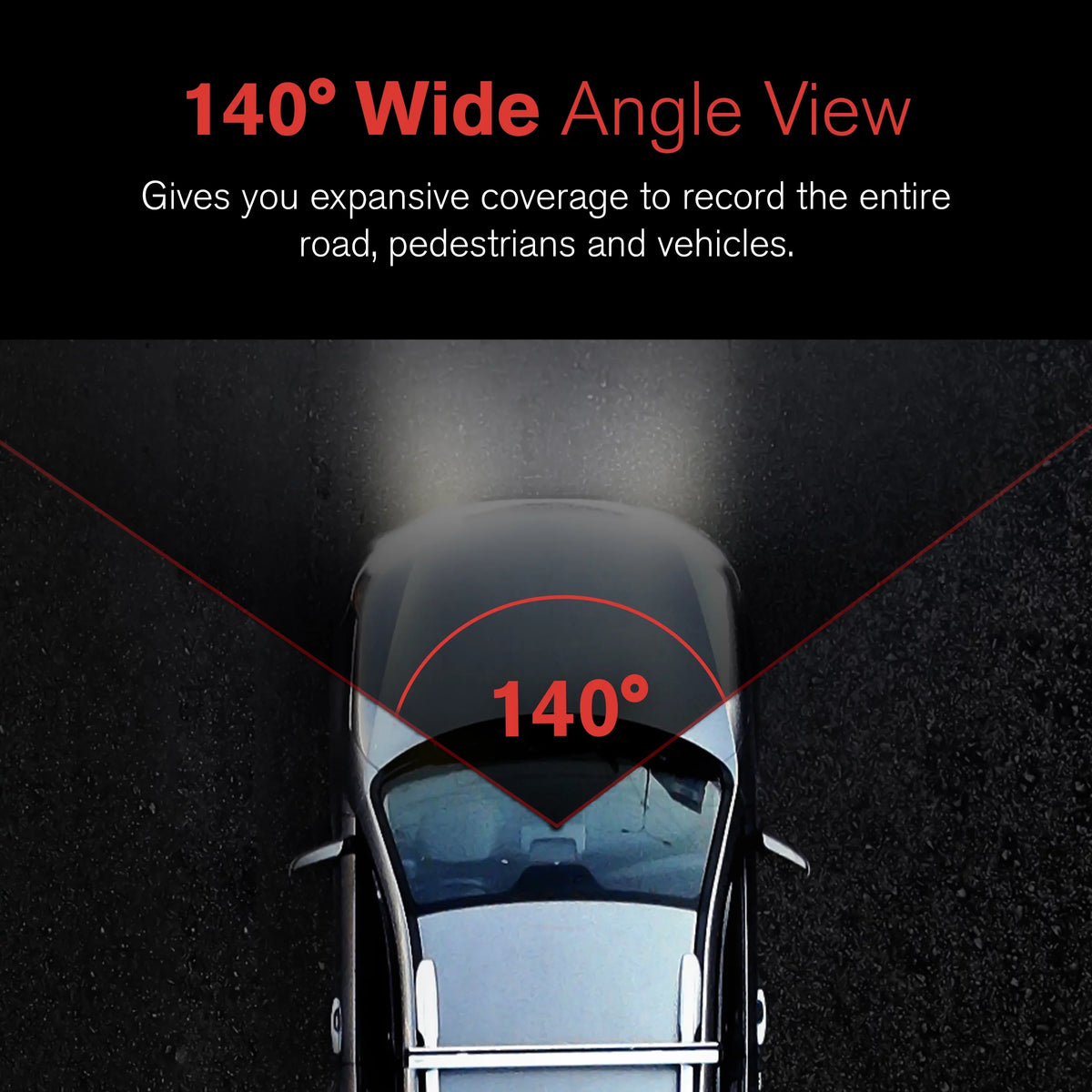 Recording Record 2.4" App, YADA Technology Angle Park Lense, with Wide with Mode, LCD 140 1080p and Screen, Loop G-Sensor Roadcam Degree