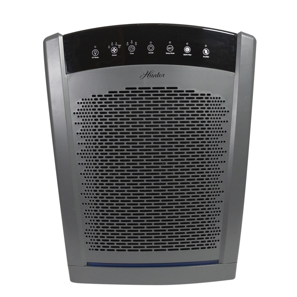 UVC Graphite Air Purifier Light, with Hunter HP850UV Multi-Room Large Germicidal