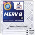 Pleated MADE | | 38.5 4-PACK 38.5x55x1 Actual IN Filters x USA HVAC Furnace | A/C .75" King Filter 8 | 55 Size: MERV x Air Filter