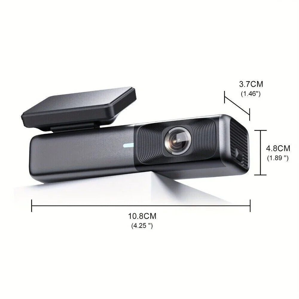 Support WiFi VVCAR Night 32G G-Sensor, Max, Loop Free Dash 128GB Vision, Cars Recording, 2.5K Camera Dash 1440P for Car Cam Card,