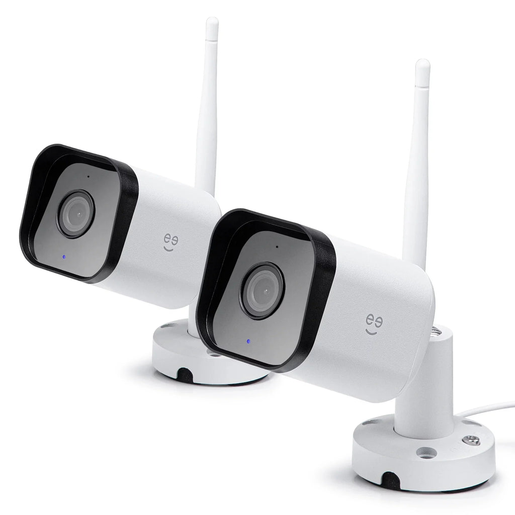 Only Hawk 3 Outdoor Smart Camera, (Supports Weatherproof, Geeni Security 1080p 2.4GHz HD 2-Pack IP66 Wi-Fi) WiFi