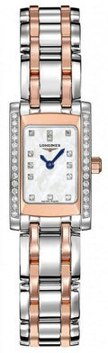 Women's Diamond Watch DolceVita Rose Gold L5.158.5.89.7 Longines Steel