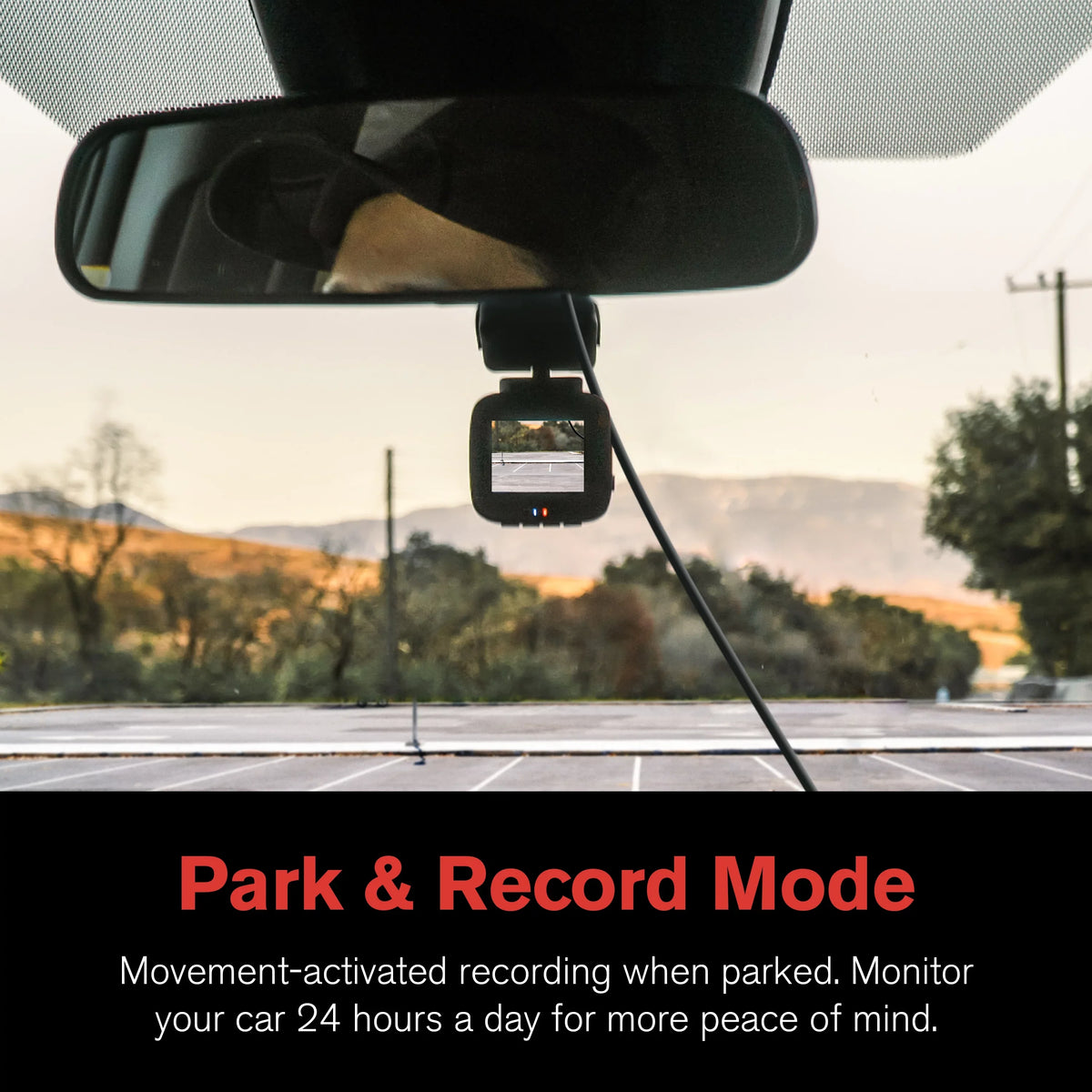 Recording Record 2.4" App, YADA Technology Angle Park Lense, with Wide with Mode, LCD 140 1080p and Screen, Loop G-Sensor Roadcam Degree