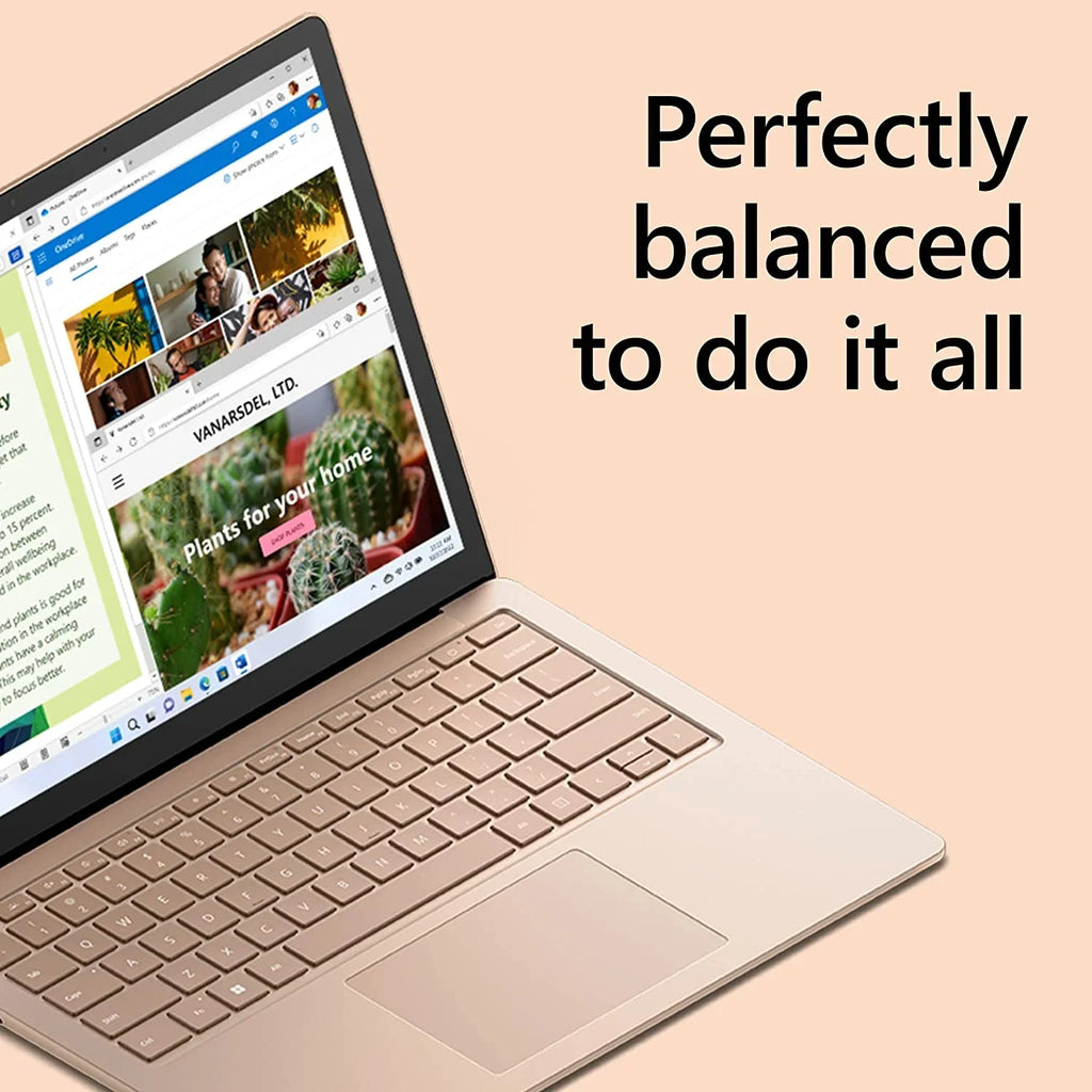 (2022), Laptop Lightweight, i5 13.5" Windows Life, & Screen, Storage 11, for Battery 512GB Touch with Surface 5 Sandstone Long Thin 8GB Multi-Tasking, Processor Fast