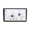 DSP Universal Wireless Stereo in-Dash 1280X720 Din 9" Double QLED Carplay Screen Auto Multimedia Android GPS Navigation Head Store,YouTube Car Player,Weather,Play Android Radio Unit 4+32G AM/FM