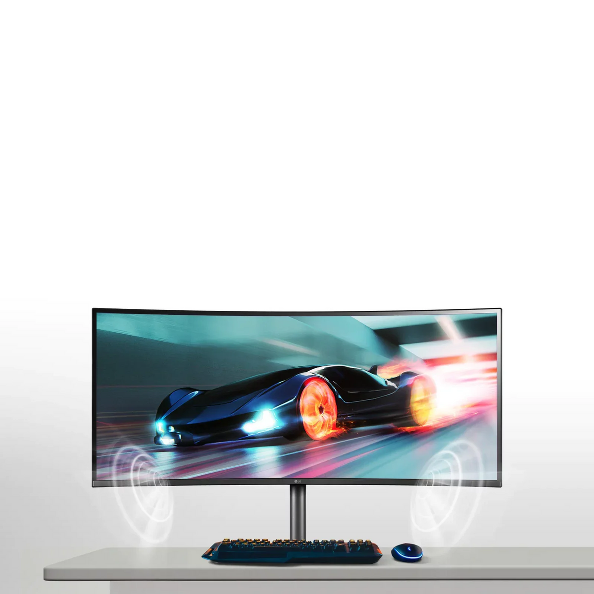 LCD Screen Monitor, 21:9 Class 38" 38WQ88C-W Ultrawide UW-QHD+ Curved LG