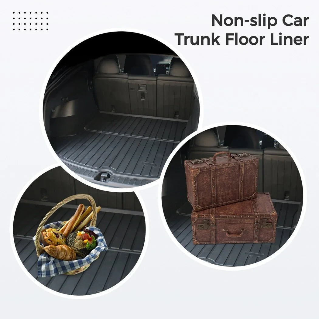 Seat Floor 2021 Tesla with 2020 Mat, Car Y, Floor Compatible Mats Model Car 3 Back Waterproof Weather 2022 and Trunk Non-slip Liner Trunk Rear Trunk Mats, All