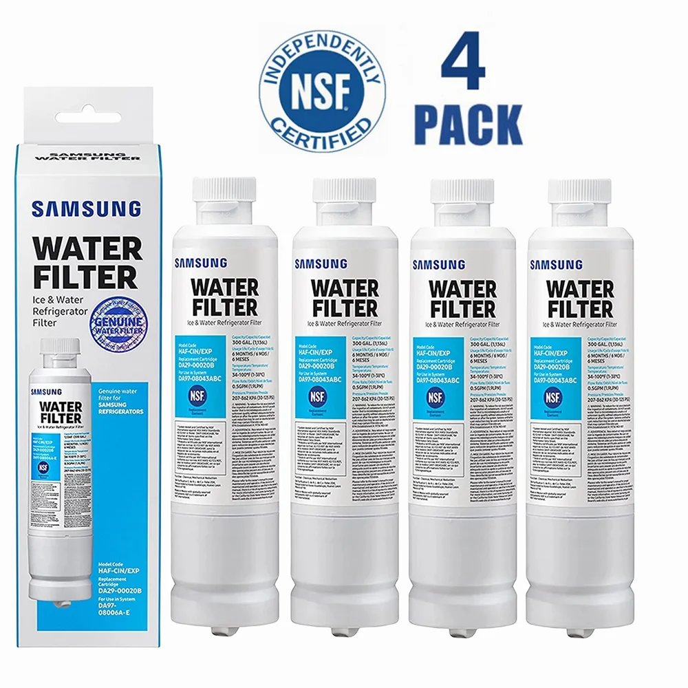 DA29-00020B/ 4 Filter HAF-CIN/EXP Water Refrigerator Pack Replacement