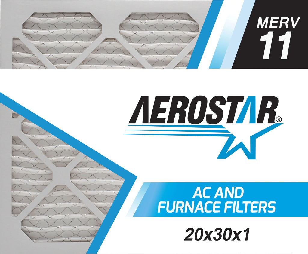 11, Aerostar 20x30x1, Air Filter, Box 6 20x30x1 MERV of