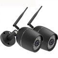 1080P Alert Home Audio, WiFi 2 Security Bullet Cameras for Cameras, Detection Outdoor Metal Camera Pack Two-Way Motion Waterproof Security Full Case