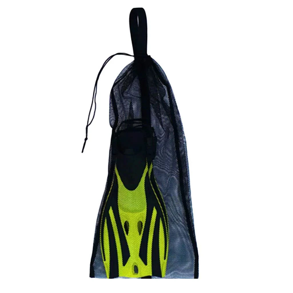 for Mesh Black Diving 5xDrawstring Bag Scuba Shoulder Strap Equipment Snorkel