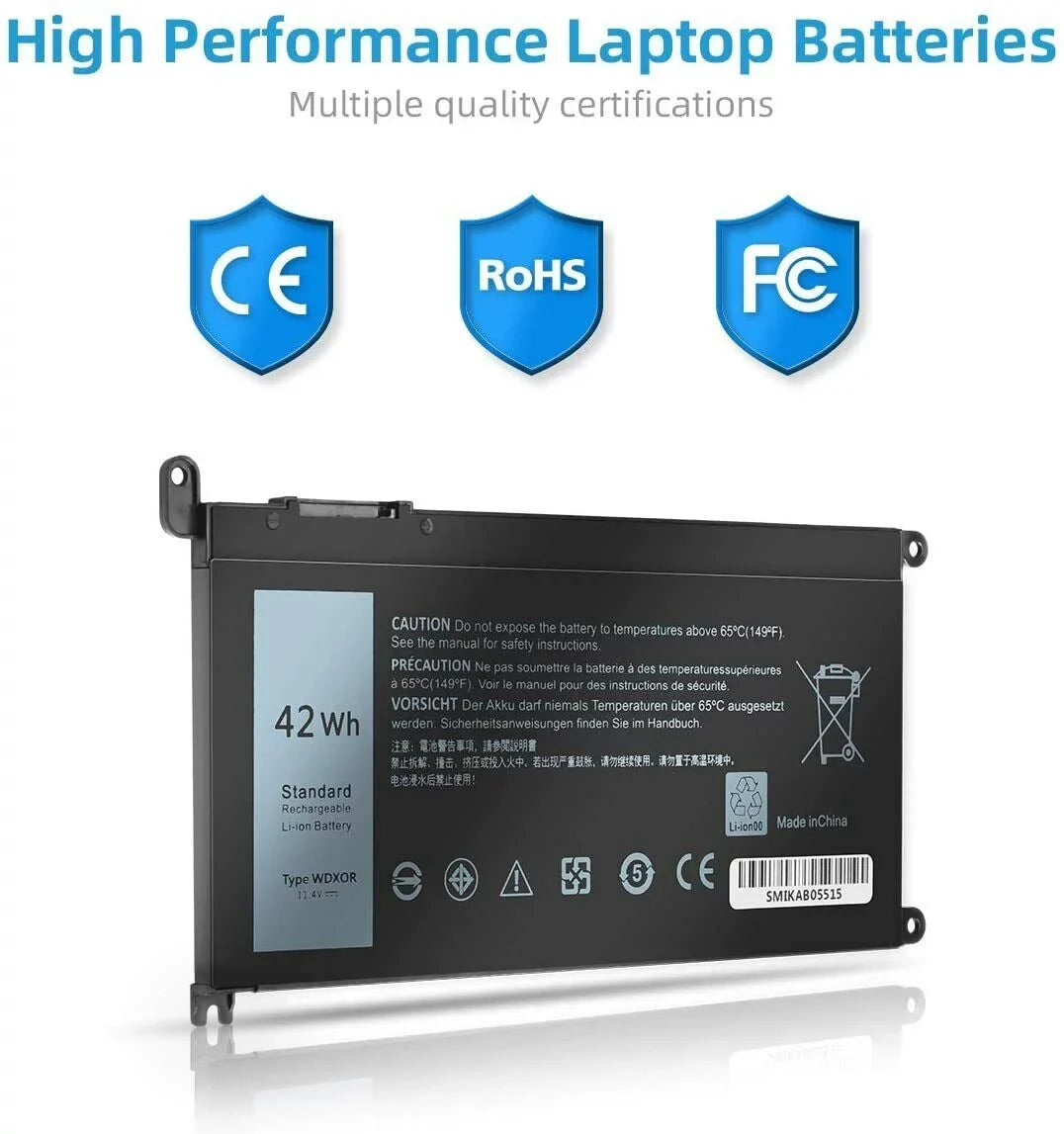 For FC92N 15 WDX0R 5568 7579 Battery 5567 5368 10x 7368 Inspiron 7569 13