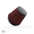 Washable in 6.5 5.5 RU-5147 , K&N mm) (165 Universal Reusable: (140 mm) Air Filter: ID; and Flange (114 Base; Clamp-On 5 mm) 4.5 Round (127 Height; Top in mm) in in Engine Tapered;