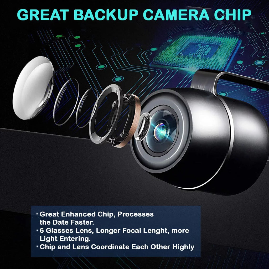 Rear Waterproof with Pioneer Radio DMH-100BT AVH-120BT 170° Angle HD View AVH-2550NEX License CAM110 Car Night Camera DMH-160BT Plate Vision AVH-210EX Backup DMH1770NEX Compatible DMH-WT8600NEX