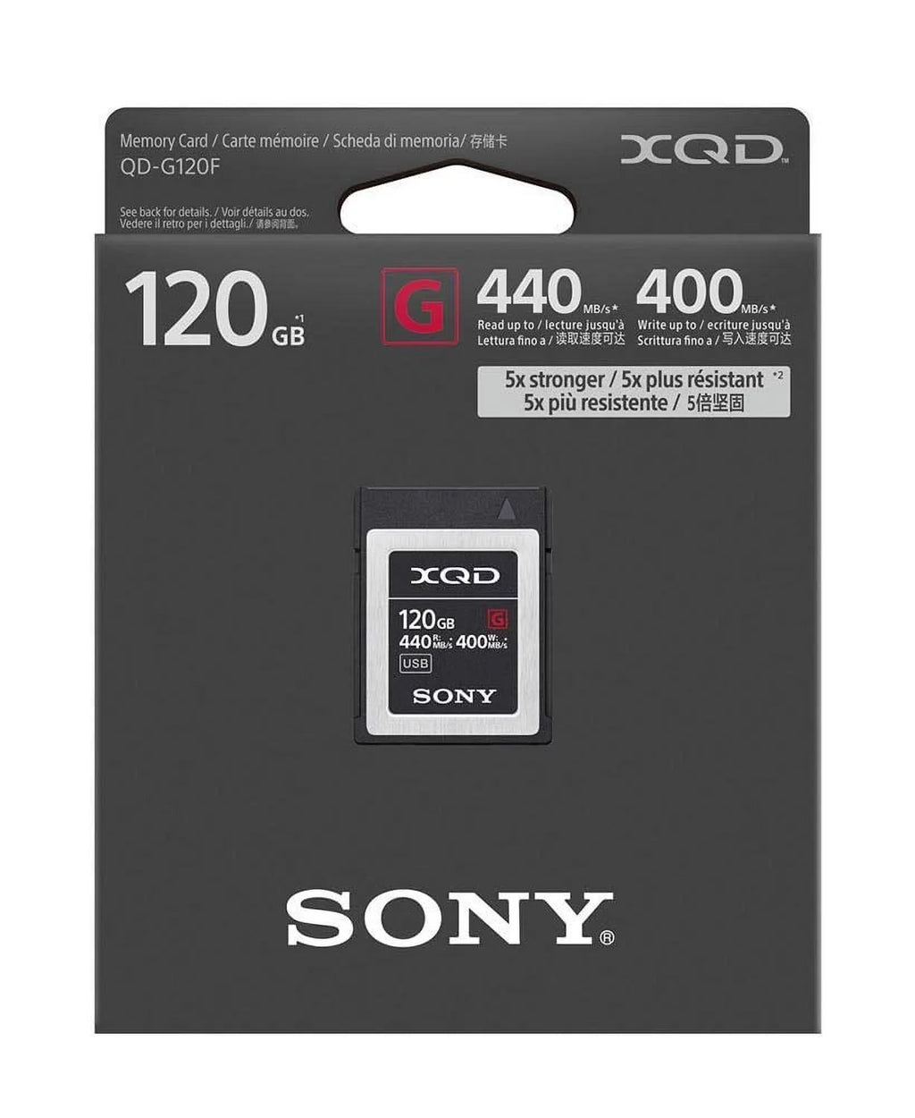 Memory - - Qd-g120f Flash Xqd Card Gb G-series 120 -