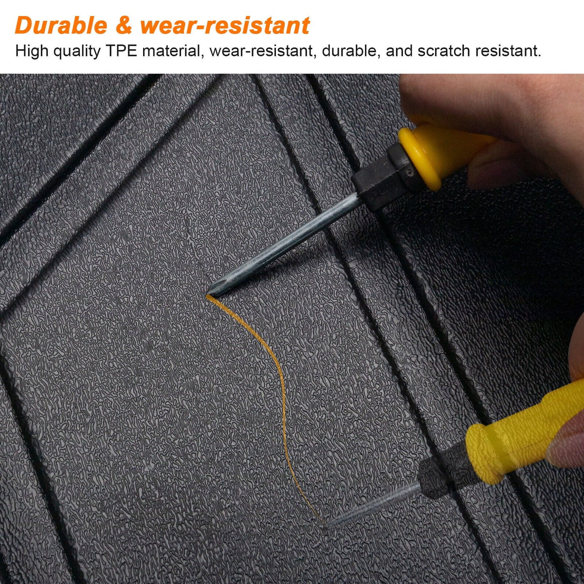 All Trunk Mat Cargo Rear Protector TPE Carpet Liner Rubber Cargo Custom Cherokee Jeep Black 2011-2022 Floor Car Fit Weather Grand