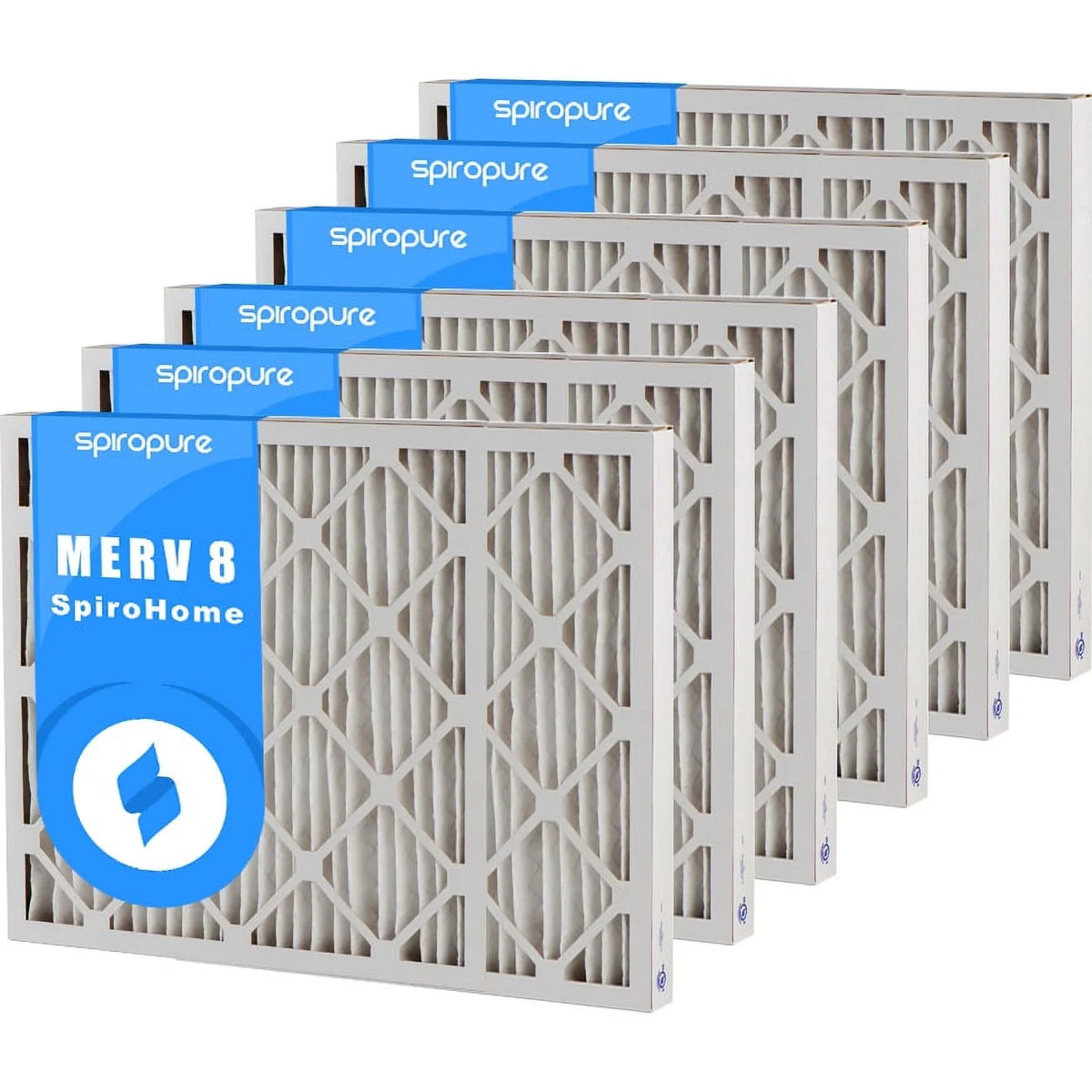 '- USA 8 15.75X31.75X2 Pack) Filters Pleated MERV Air (6 Made in SpiroPure