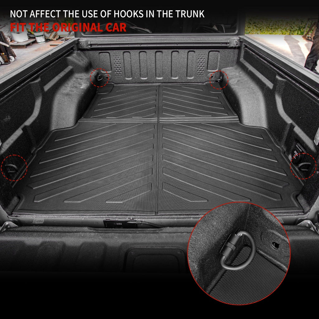 Gladiator TPE Accessories Car Mat Liner 2020-2023 Fit Truck Weather Bed All Jeep Jeep 2022 Gladiator Bed